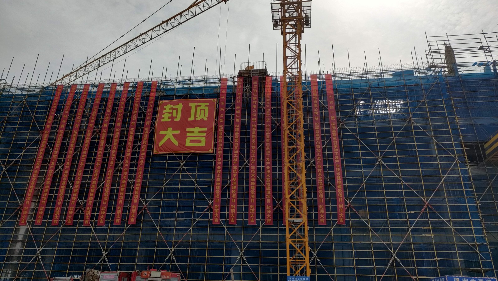 易順建工集團(tuán)有限公司承建的熹茗白茶加工及產(chǎn)業(yè)技術(shù)基地建設(shè)項(xiàng)目一期工程順利封頂！